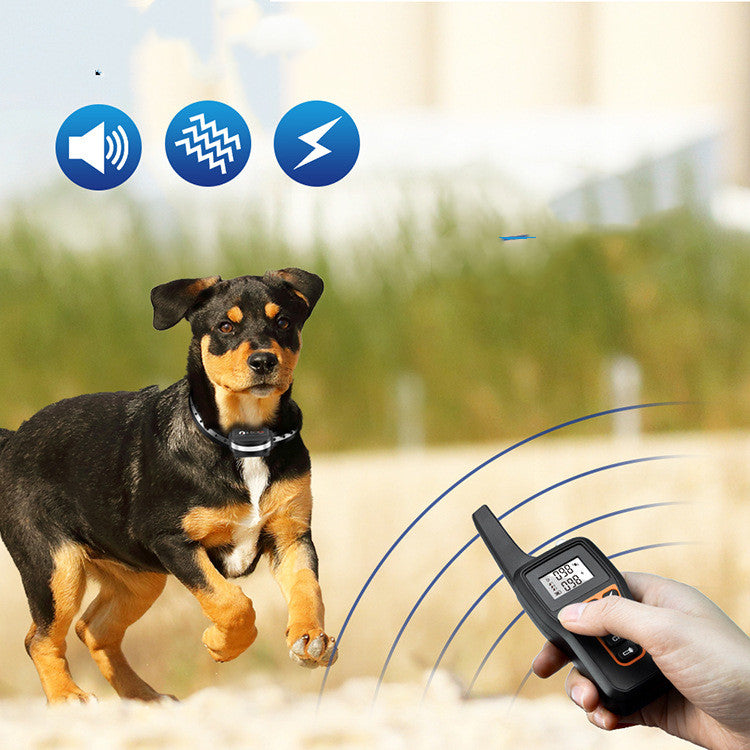 Remote Control Dog Trainer Voice Control Bark-stop Trainer Supplies